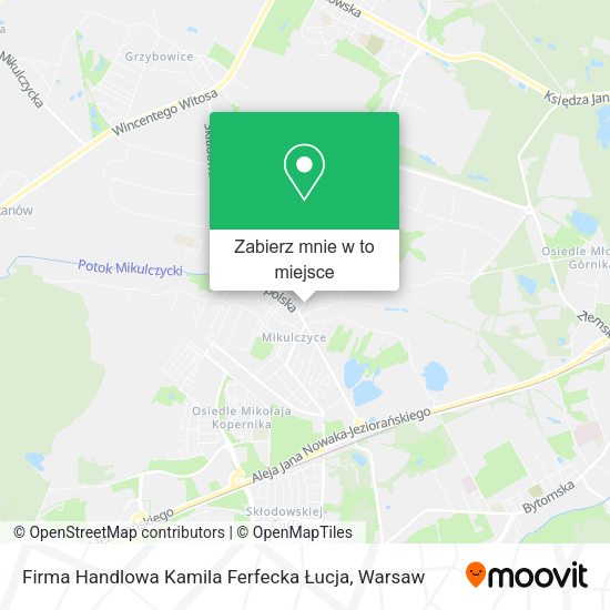 Mapa Firma Handlowa Kamila Ferfecka Łucja