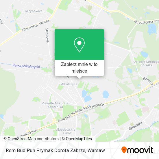 Mapa Rem Bud Puh Prymak Dorota Zabrze