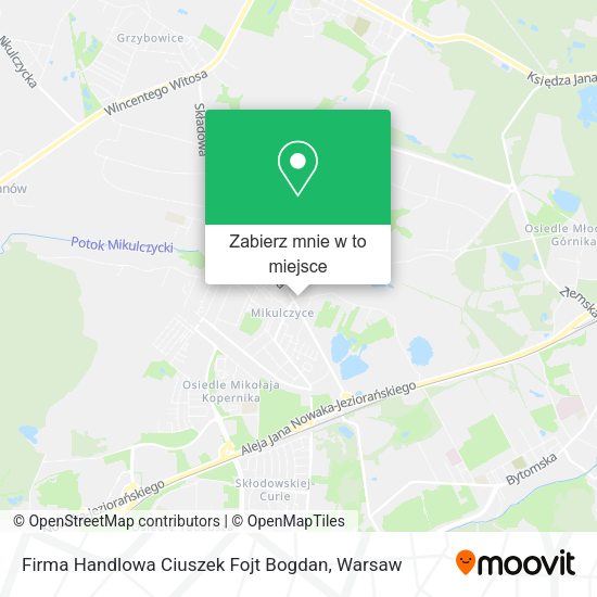 Mapa Firma Handlowa Ciuszek Fojt Bogdan