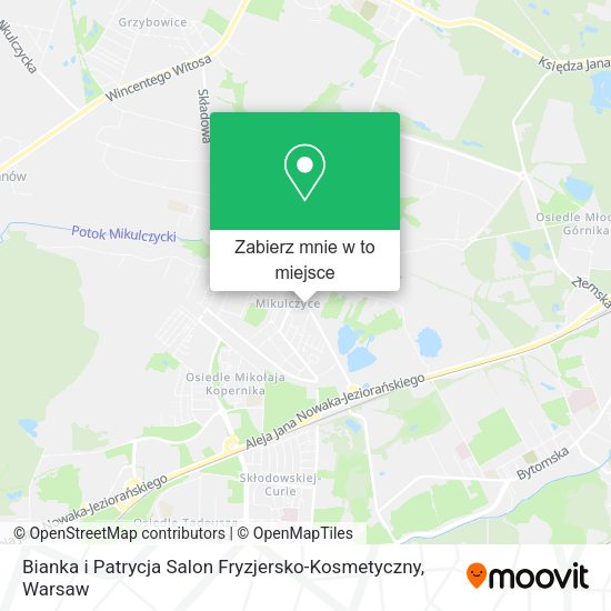 Mapa Bianka i Patrycja Salon Fryzjersko-Kosmetyczny