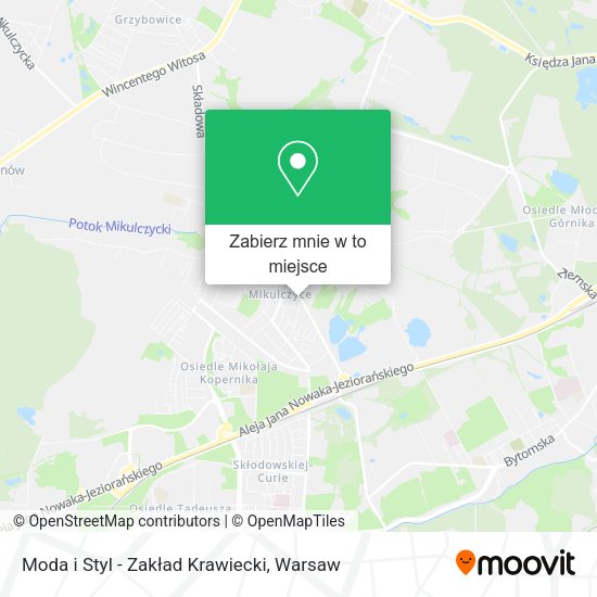 Mapa Moda i Styl - Zakład Krawiecki