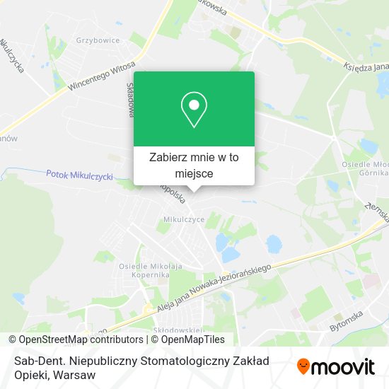 Mapa Sab-Dent. Niepubliczny Stomatologiczny Zakład Opieki