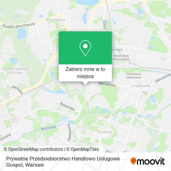 Mapa Prywatne Przedsiebiorstwo Handlowo Uslugowe Gospol