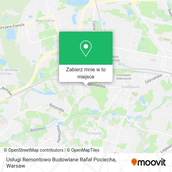 Mapa Usługi Remontowo Budowlane Rafał Pociecha