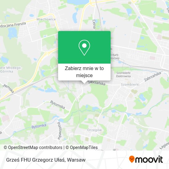 Mapa Grześ FHU Grzegorz Ułaś