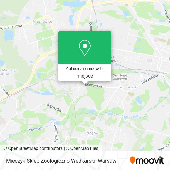 Mapa Mieczyk Sklep Zoologiczno-Wedkarski