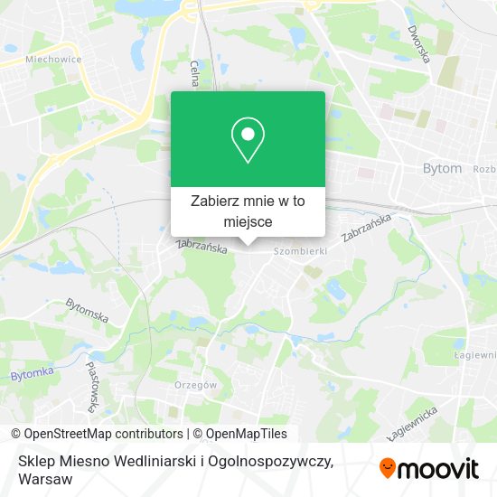 Mapa Sklep Miesno Wedliniarski i Ogolnospozywczy