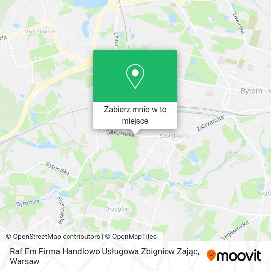 Mapa Raf Em Firma Handlowo Usługowa Zbigniew Zając