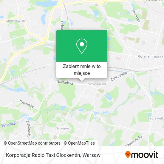 Mapa Korporacja Radio Taxi Glockentin