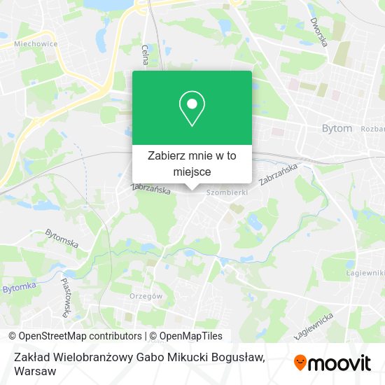 Mapa Zakład Wielobranżowy Gabo Mikucki Bogusław