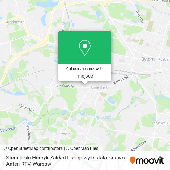 Mapa Stegnerski Henryk Zakład Usługowy Instalatorstwo Anten RTV