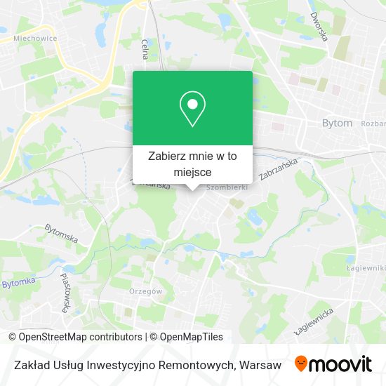 Mapa Zakład Usług Inwestycyjno Remontowych