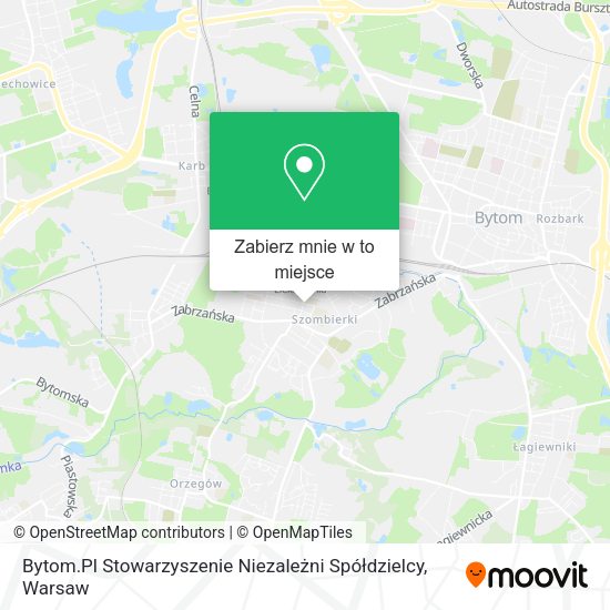 Mapa Bytom.Pl Stowarzyszenie Niezależni Spółdzielcy