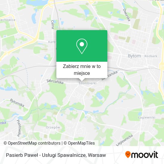 Mapa Pasierb Paweł - Usługi Spawalnicze