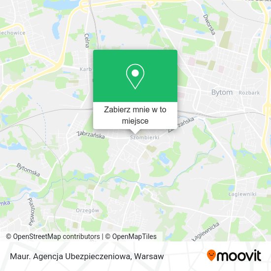 Mapa Maur. Agencja Ubezpieczeniowa