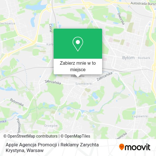 Mapa Apple Agencja Promocji i Reklamy Zarychta Krystyna