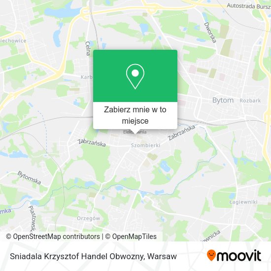 Mapa Sniadala Krzysztof Handel Obwozny