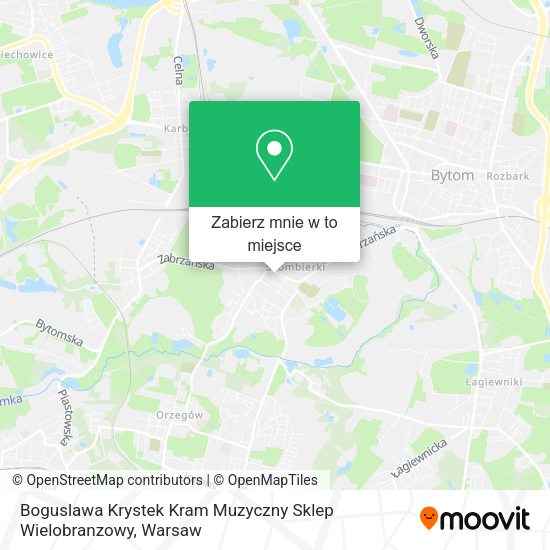 Mapa Boguslawa Krystek Kram Muzyczny Sklep Wielobranzowy