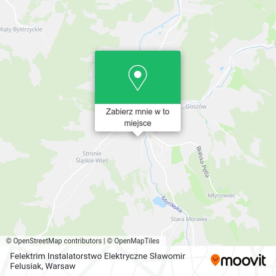 Mapa Felektrim Instalatorstwo Elektryczne Sławomir Felusiak