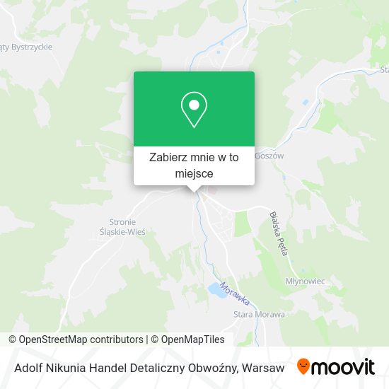 Mapa Adolf Nikunia Handel Detaliczny Obwoźny