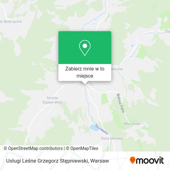 Mapa Usługi Leśne Grzegorz Stępniewski