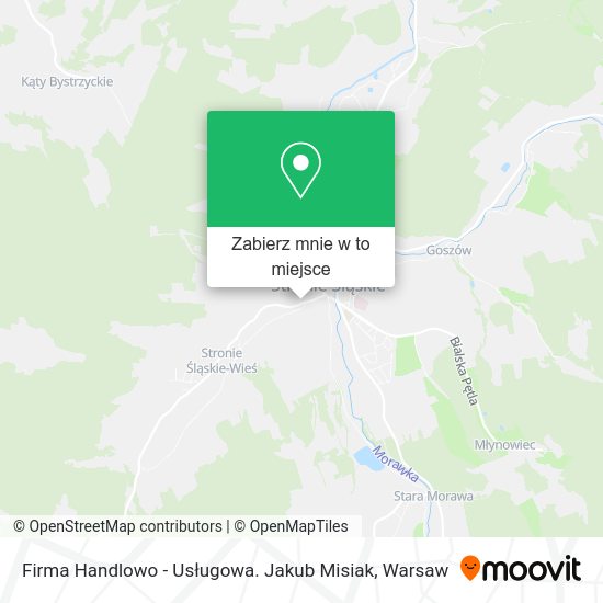 Mapa Firma Handlowo - Usługowa. Jakub Misiak