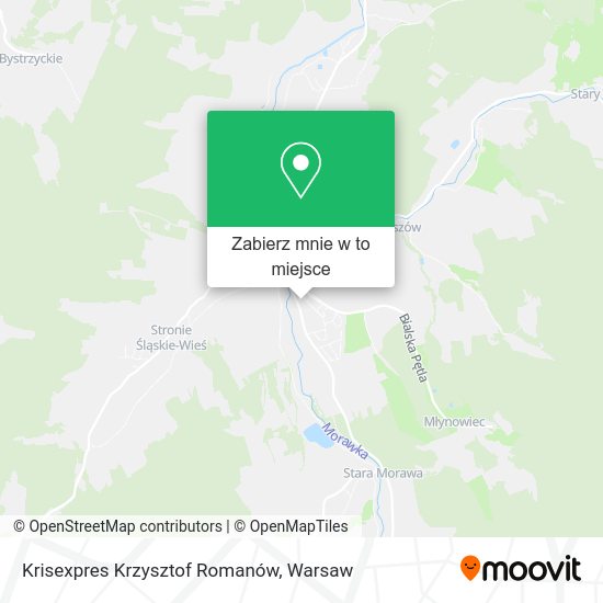 Mapa Krisexpres Krzysztof Romanów