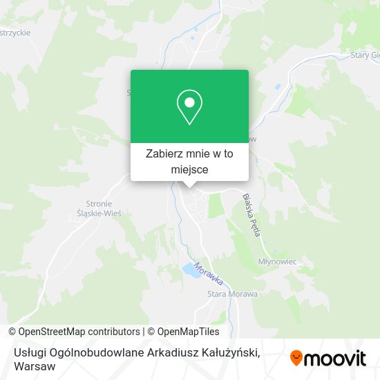 Mapa Usługi Ogólnobudowlane Arkadiusz Kałużyński