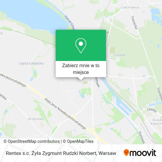 Mapa Rentex s.c. Żyła Zygmunt Rudzki Norbert