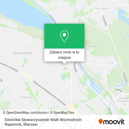 Mapa Gliwickie Stowarzyszenie Walk Wschodnich Najemnik