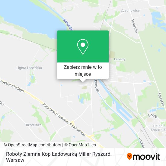 Mapa Roboty Ziemne Kop Ładowarką Miller Ryszard