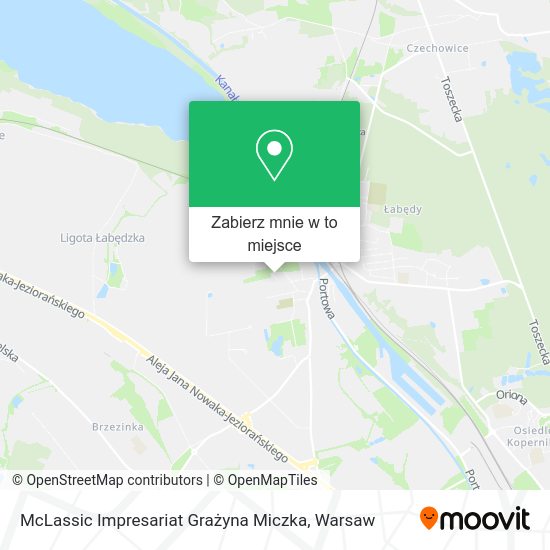 Mapa McLassic Impresariat Grażyna Miczka