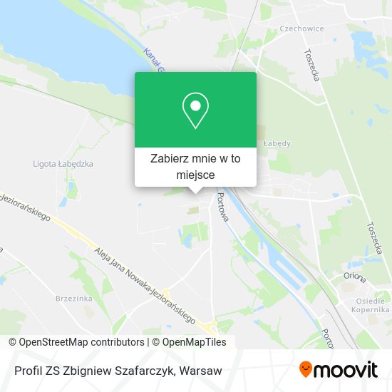 Mapa Profil ZS Zbigniew Szafarczyk