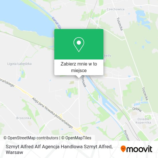 Mapa Szmyt Alfred Alf Agencja Handlowa Szmyt Alfred