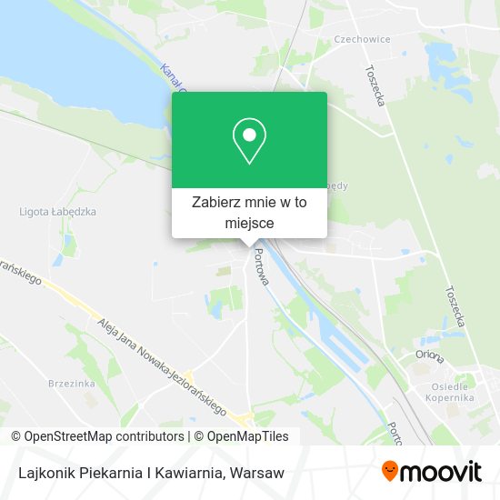 Mapa Lajkonik Piekarnia I Kawiarnia