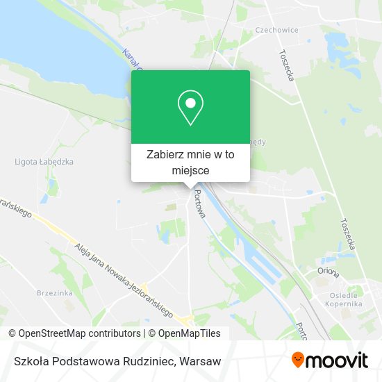 Mapa Szkoła Podstawowa Rudziniec