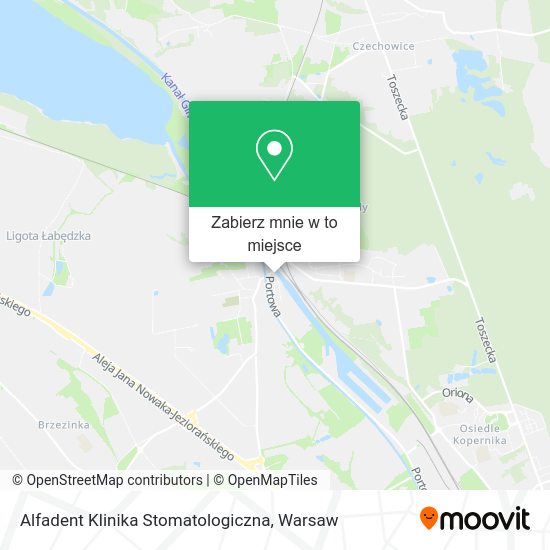 Mapa Alfadent Klinika Stomatologiczna