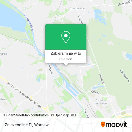 Mapa Zniczeonline Pl