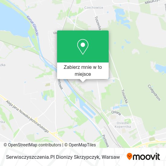 Mapa Serwisczyszczenia.Pl Dionizy Skrzypczyk