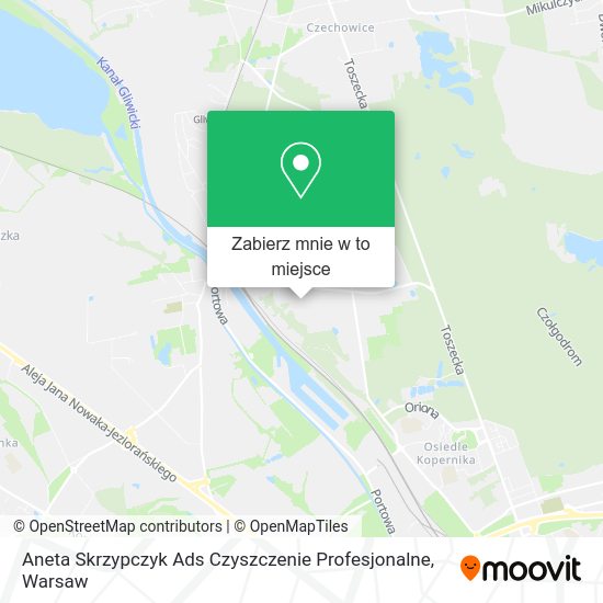 Mapa Aneta Skrzypczyk Ads Czyszczenie Profesjonalne