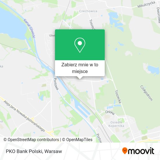 Mapa PKO Bank Polski