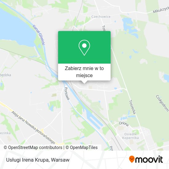 Mapa Usługi Irena Krupa