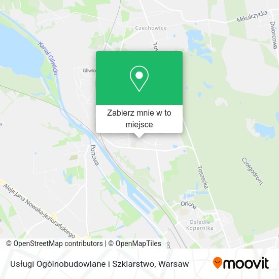 Mapa Usługi Ogólnobudowlane i Szklarstwo