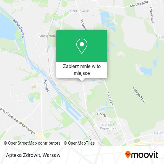 Mapa Apteka Zdrowit