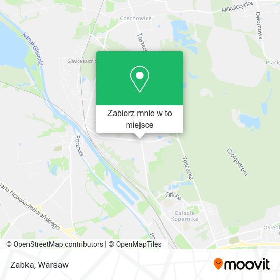 Mapa Zabka