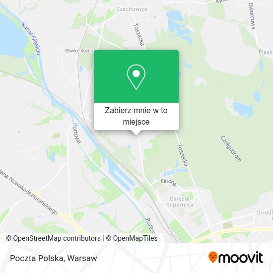 Mapa Poczta Polska