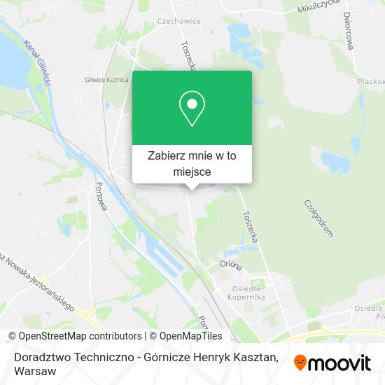 Mapa Doradztwo Techniczno - Górnicze Henryk Kasztan