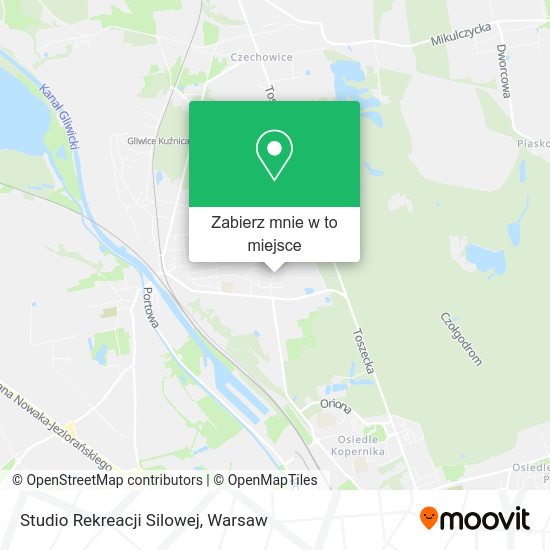 Mapa Studio Rekreacji Silowej