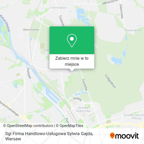 Mapa Sgl Firma Handlowo-Usługowa Sylwia Gajda