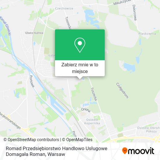 Mapa Romad Przedsiębiorstwo Handlowo Usługowe Domagała Roman